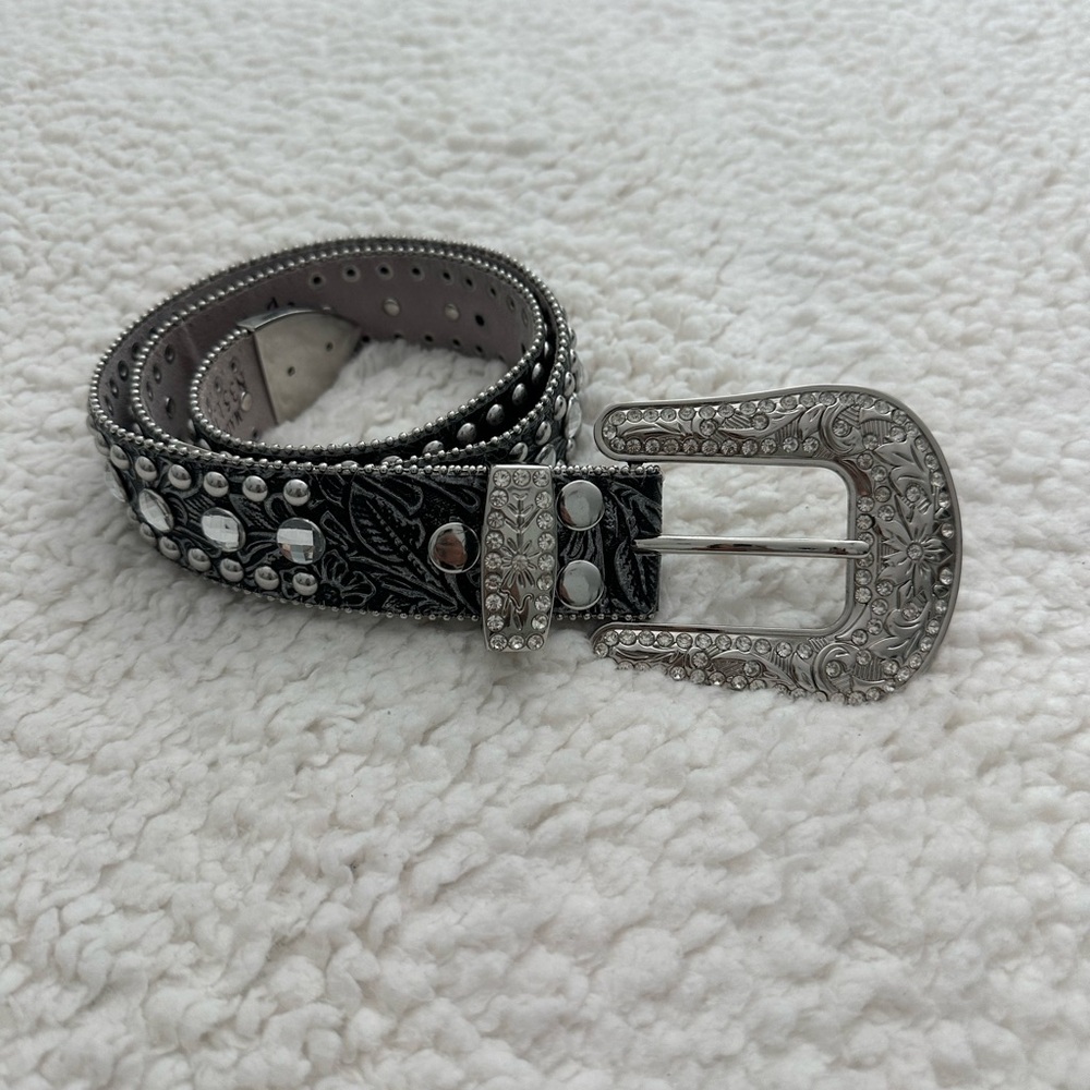 Big Buckle Rhinestone belt